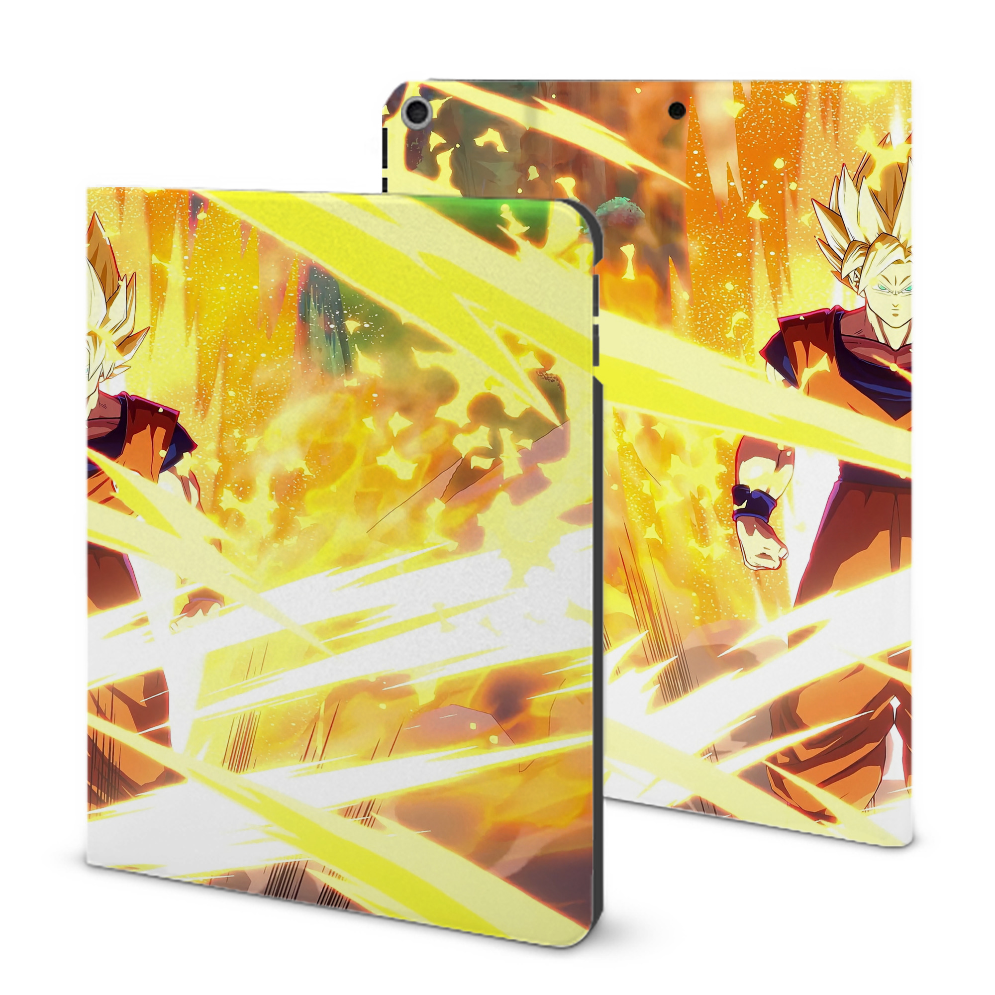 （画像用） ドラゴンボール DRAGON BALL IPad ケース ブック型 PUレザー TPU 耐衝撃 軽量 薄型 ペン収納なし 全面保護 IPad 各モデル対応